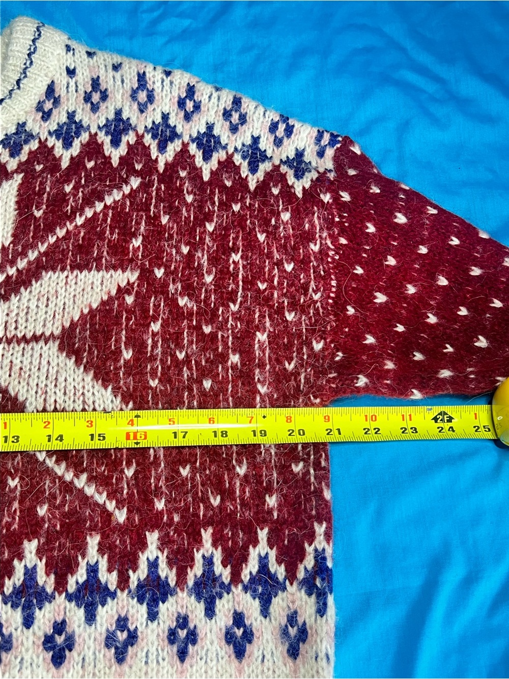 Rag & Bone Alpaca Blend Fair Isle Nordic Sweater XS - Picture 8 of 12